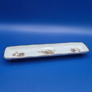 Vintage Hammersley Bone China Mint Dish Gold Chrysanthemum H-225 1920s-1930s